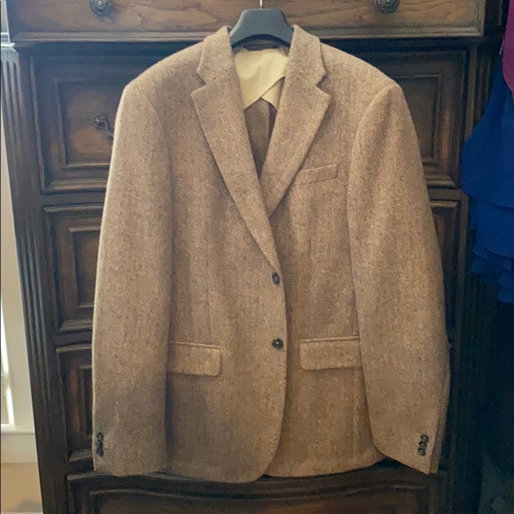 Herringbone Tweed BR Blazer Jacket